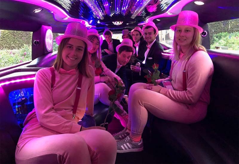 pink limo UAE