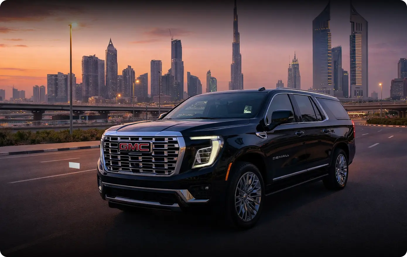 Rent a GMC Yukon SUV in Dubai